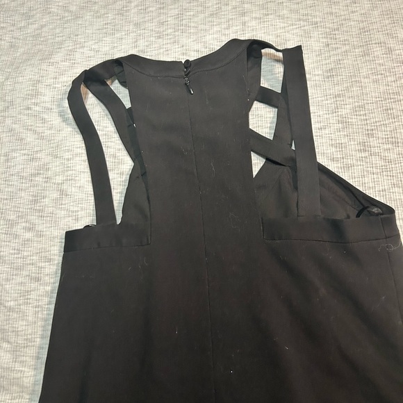 BCBG Maxazria Dress Size‎ Small Black Neck Detail Formal Casual - Picture 4 of 7